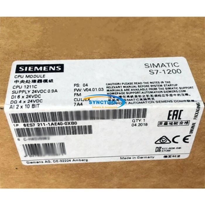 6ES7211-1AE40-0XB0 Module